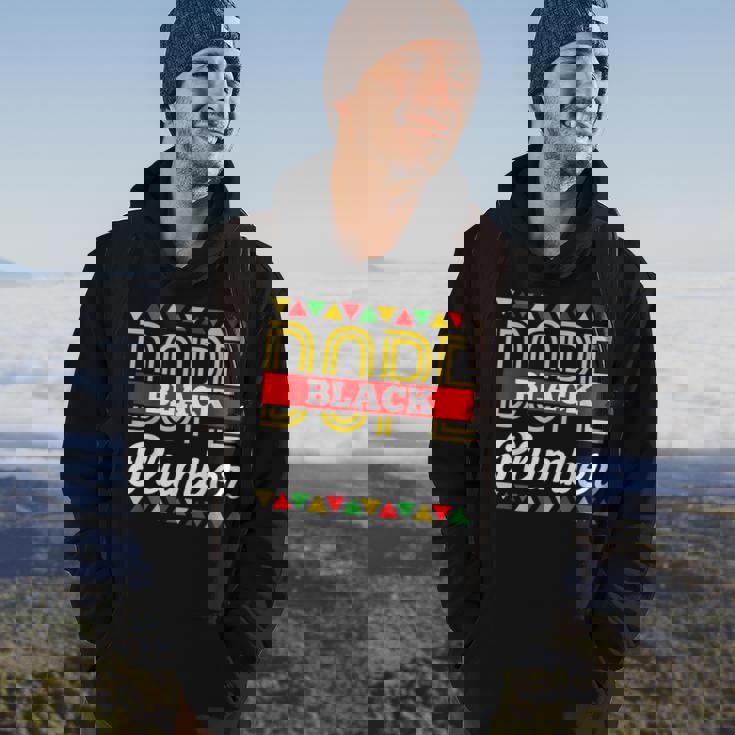 Dope Black Plumber African American Pride Blm Plumber Hoodie Lifestyle