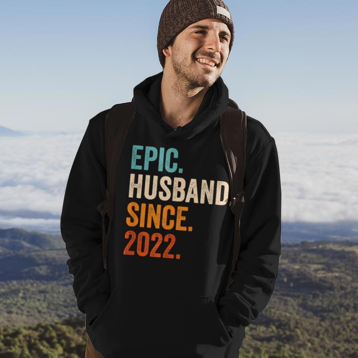 Epic Husband Since 2022 1St Wedding Anniversary 1 Year Hoodie Lifestyle