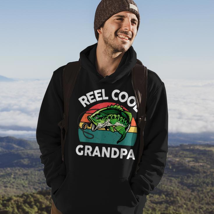 Fathers Day Gift Reel Cool Grandpa Dad Papa Pop-Pop Fishing Hoodie Lifestyle