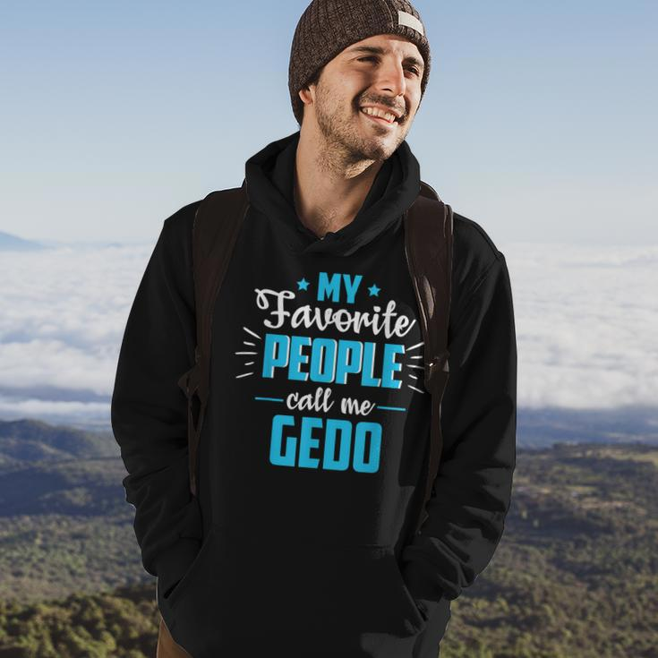 Fathers Day Gifts For Grandpa Favorite People Call Me Gedo Hoodie Lifestyle
