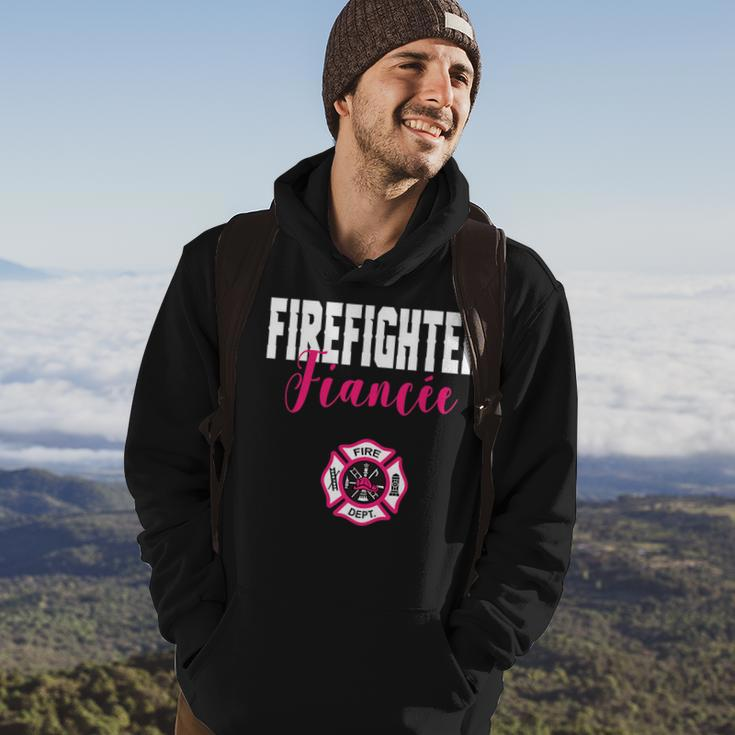 Firefighter Fiancee For Support Of Your Fireman Hoodie Lifestyle