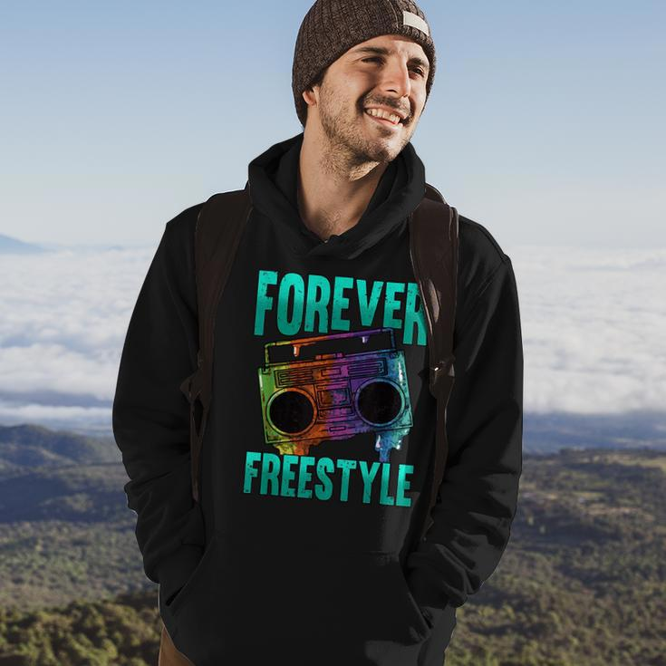 Forever Freestyle Hip Hop Old School Boombox Hoodie Lifestyle