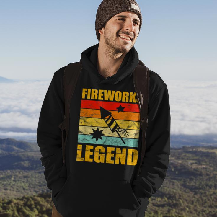 Fourth Of July Fireworks Legend Funny Independence Day 1776 Hoodie Lifestyle