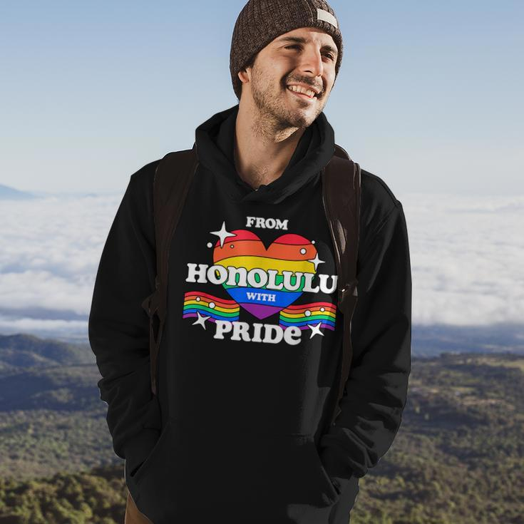 From Honolulu With Pride Lgbtq Gay Lgbt Homosexual Hoodie Lifestyle
