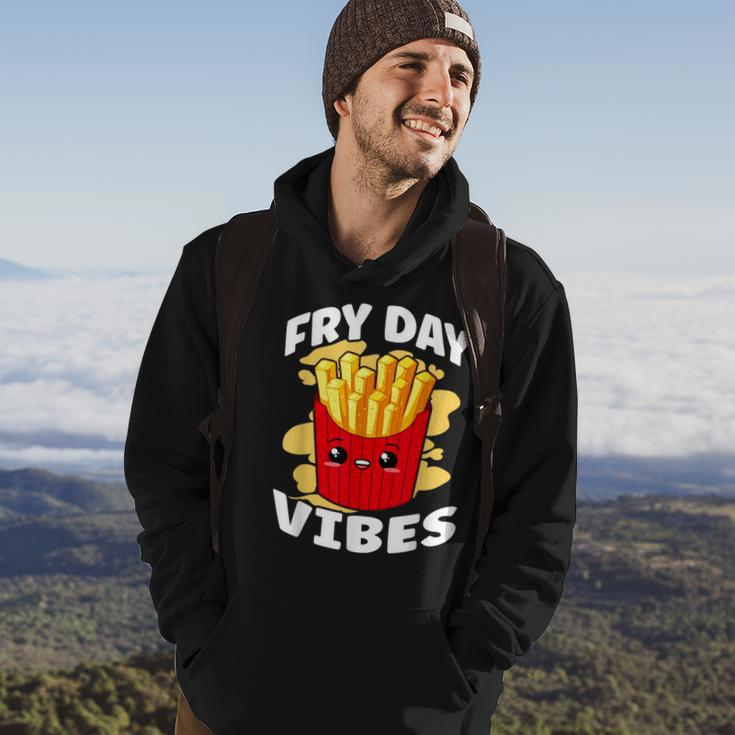 Fry Day Vibes French Fries Fried Potatoes Hoodie Lifestyle