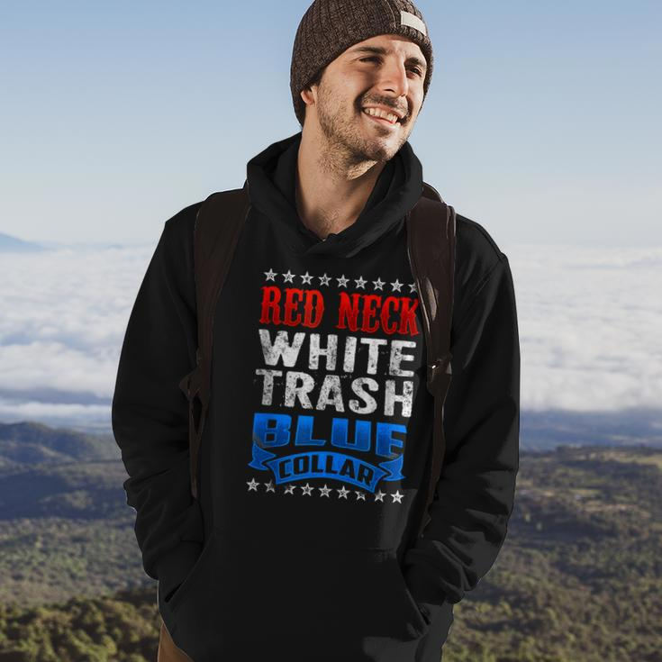Funny Redneck White Trash Blue Collar Red Neck Hoodie Lifestyle