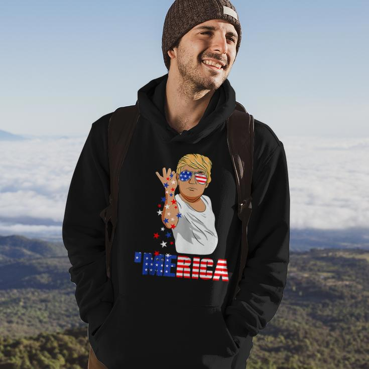 Funny Trump Salt Merica Freedom 4Th Of July Gifts Hoodie Lifestyle