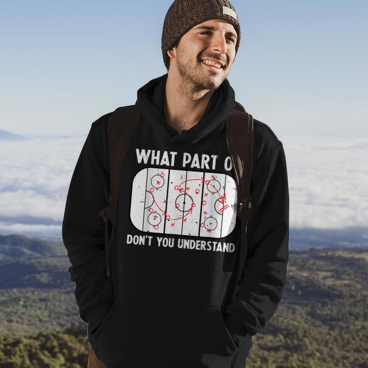 Funny What Part Of Hockey Dont You Understand Hockey Player Hoodie Lifestyle