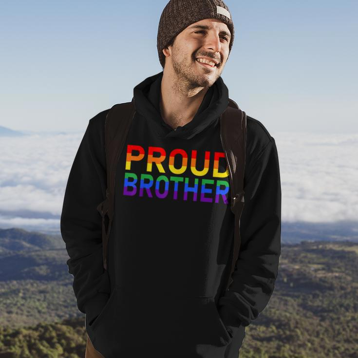 Gay Pride Lgbtqia Proud Brother Lgbt Parent Pride Brother Hoodie Lifestyle