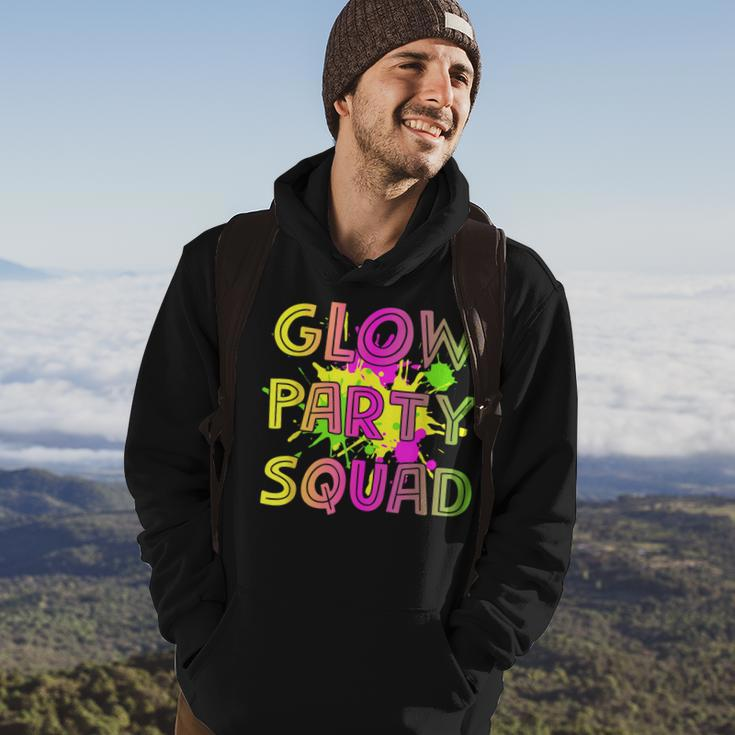 Glow Party Squad Lets Glow Crazy 80S Retro Costume Party Hoodie Lifestyle