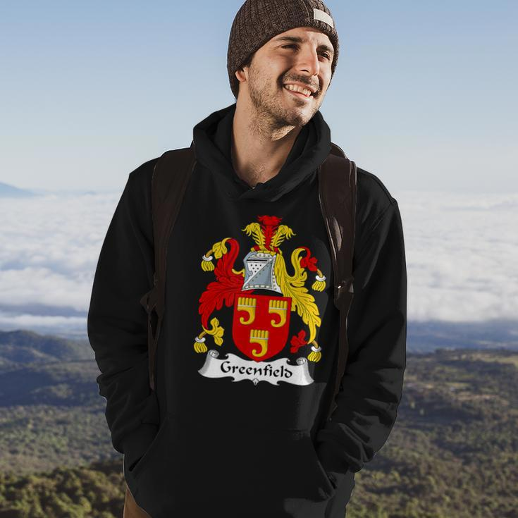 Greenfield Coat Of Arms Family Crest Hoodie Lifestyle