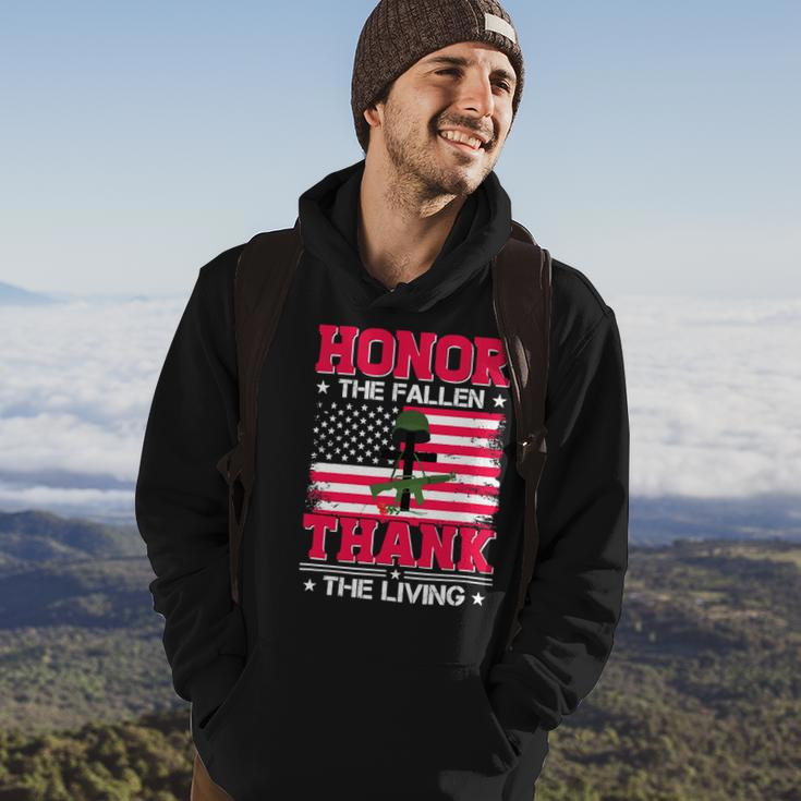 Honor The Fallen Thank The Living Veterans Day 281 Hoodie Lifestyle