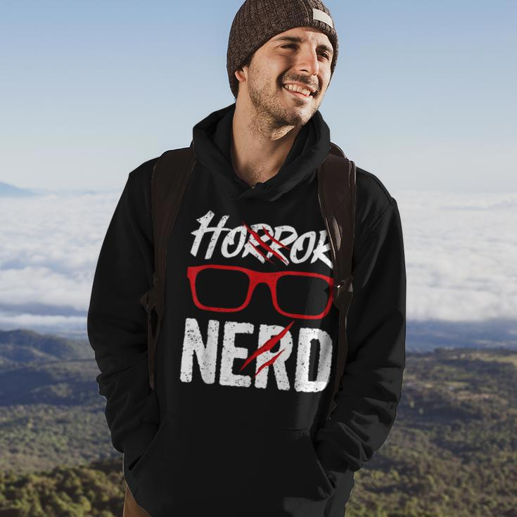 Horror Nerd Quote For A Horror Movie Lover Nerd Hoodie Lifestyle