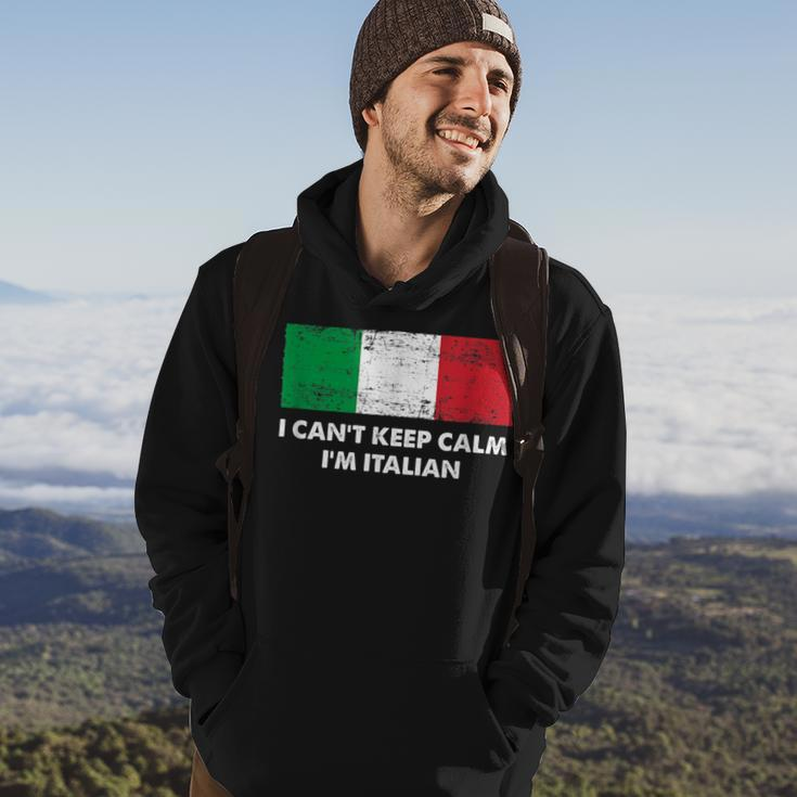 I Cant Keep Calm Im Italian Funny Italy Humor Italia Hoodie Lifestyle