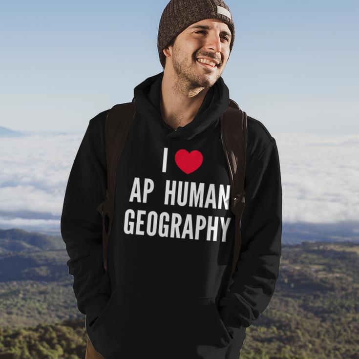 I Love Ap Human Geography I Heart Ap Human Geography Lover Hoodie Lifestyle