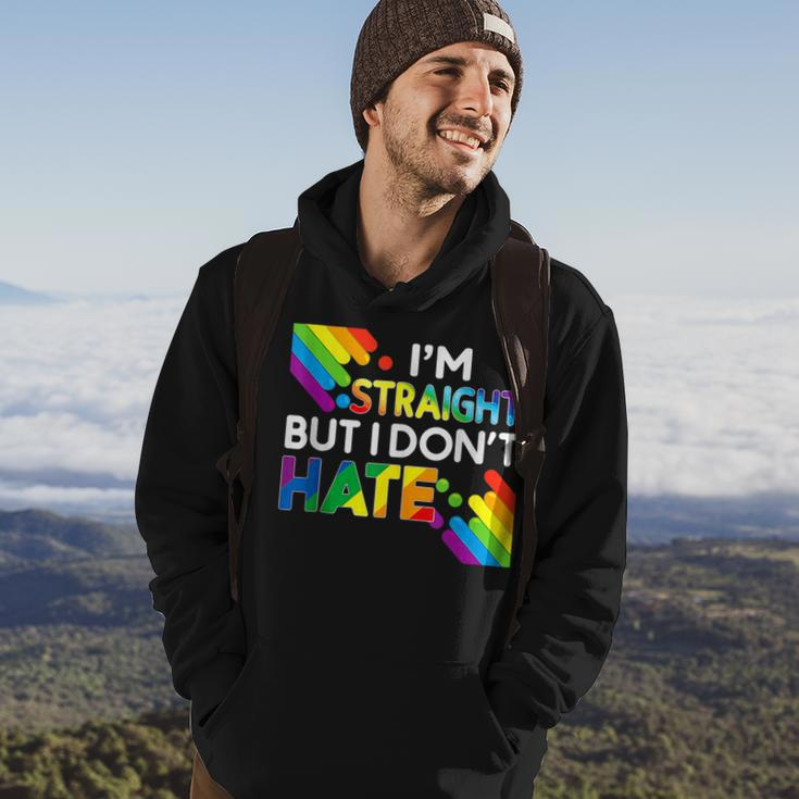 Im Straight But I Dont Hate Lgbt Pride Gay Lesbian Color Hoodie Lifestyle