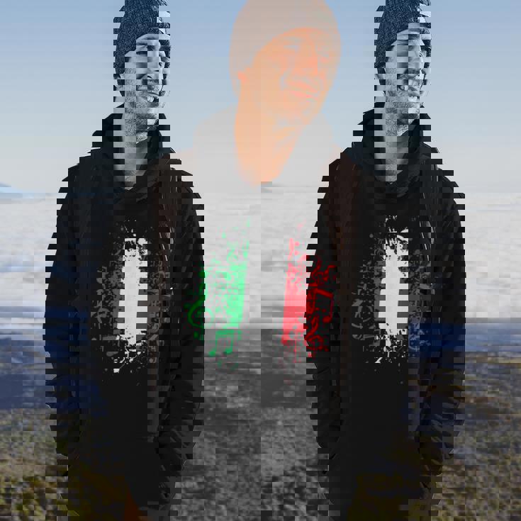 Italian Flag Music Italian Flag Hoodie Lifestyle