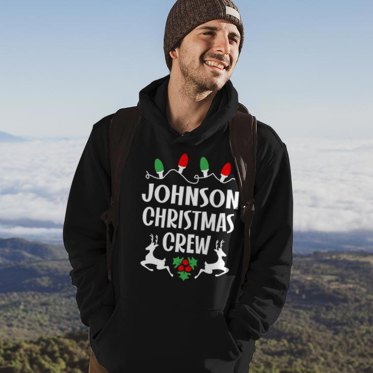 Johnson Name Gift Christmas Crew Johnson Hoodie Lifestyle