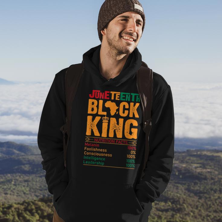 Junenth Black King Nutritional Melanin Dad Fathers Day Hoodie Lifestyle