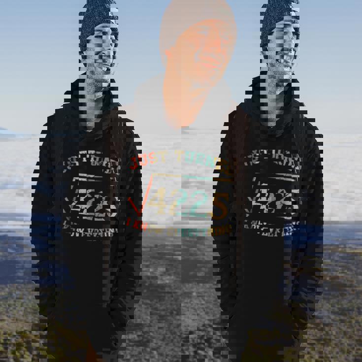 Just Turned Square Root Of 4225 65 Years Old Hoodie Lifestyle Just Turned Square Root Of 4225 65 Years Old Hoodie Lifestyle