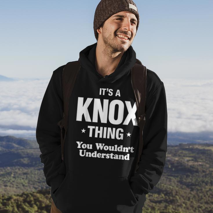 Knox Thing Family Surname Last Name Funny Funny Last Name Designs Funny Gifts Hoodie Lifestyle