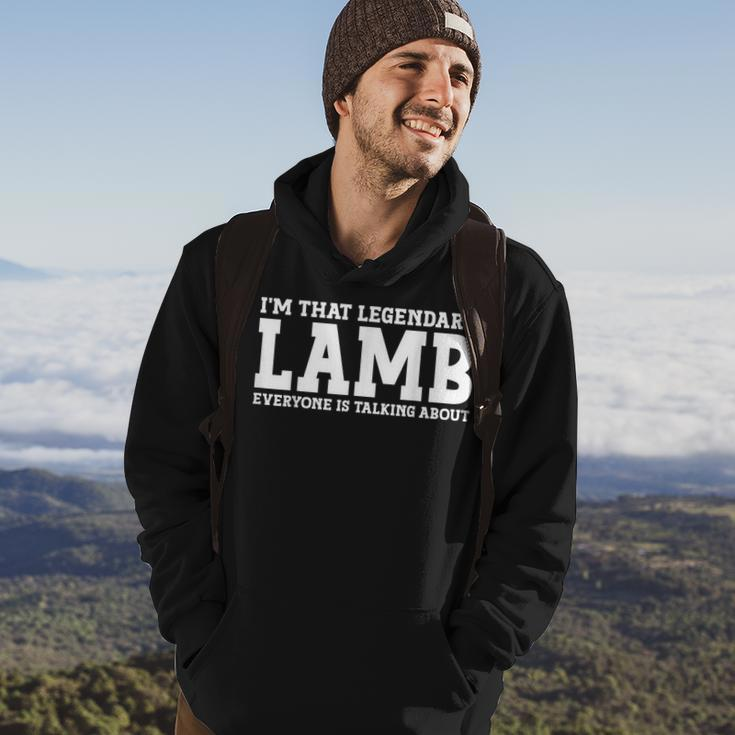 Lamb Surname Funny Team Family Last Name Lamb Hoodie Lifestyle