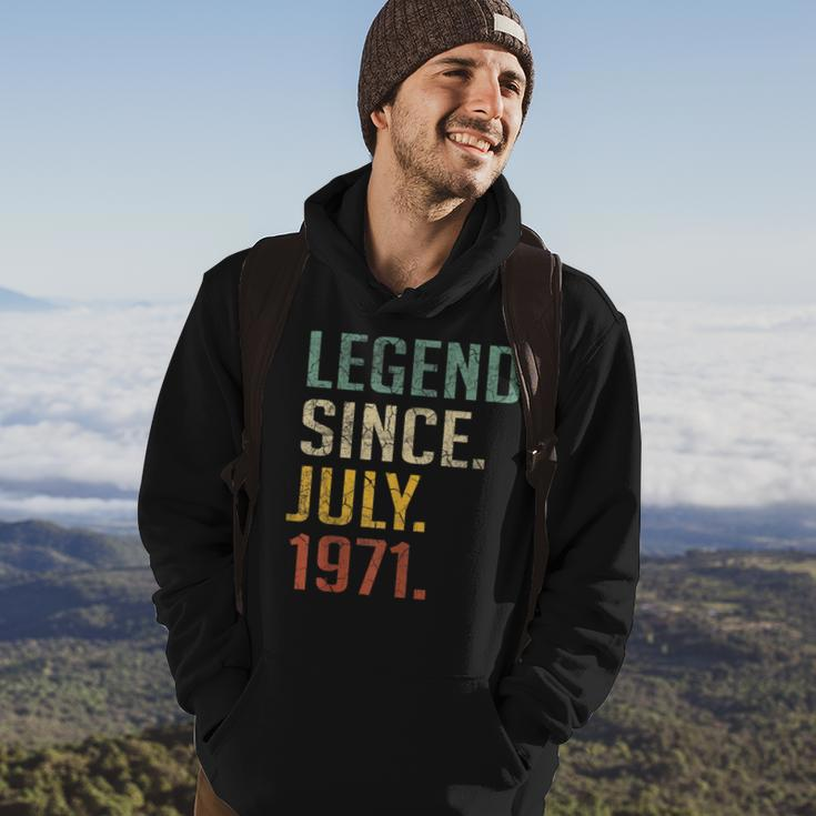 Legend Since July 1971 49Th Birthday Gift 49 Year Old Hoodie Lifestyle