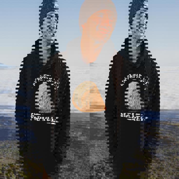 Life Is Better With Sfogliatelle | Italian Pastry Graphic Hoodie Lifestyle