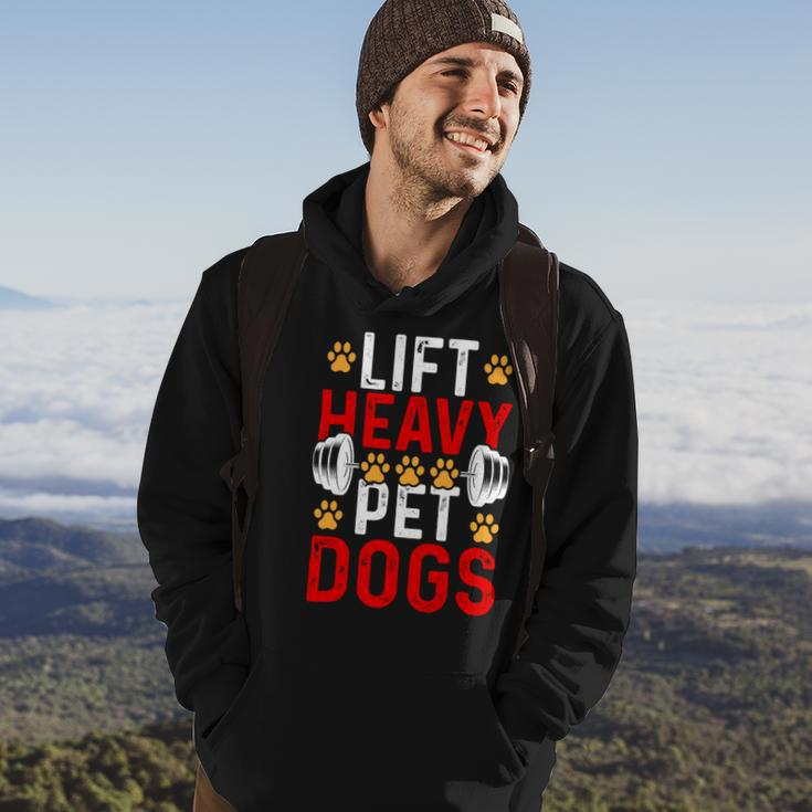 Lift Heavy Pet Dogs Bodybuilding Weight Training Gym 1 Hoodie Lifestyle