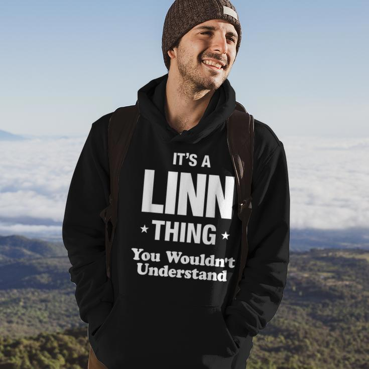 Linn Thing Family Surname Last Name Funny Funny Last Name Designs Funny Gifts Hoodie Lifestyle