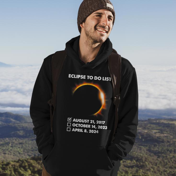 To Do List Annular Solar Eclipse 2023 Total Eclipse 2024 Hoodie Lifestyle