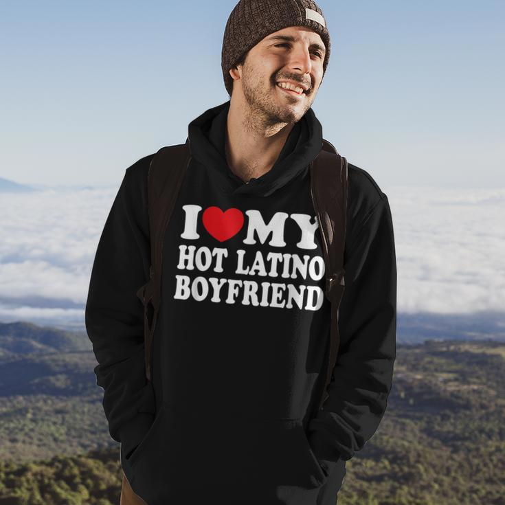 I Love My Hot Latino Boyfriend Bf I Heart My Boyfriend Hoodie Lifestyle
