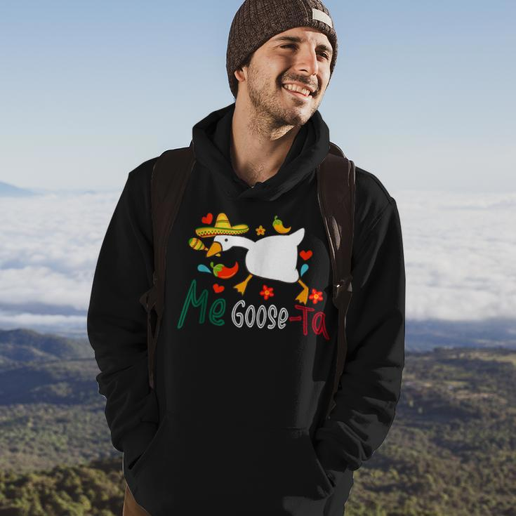 Me Goose Ta Mexican Funny Spanish Goose Meme Cincode Mayo Hoodie Lifestyle