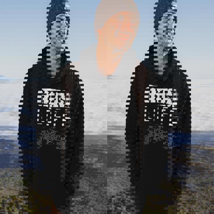 Mechanic Grease Life Gears For Car Mechanic Dad Hoodie Lifestyle