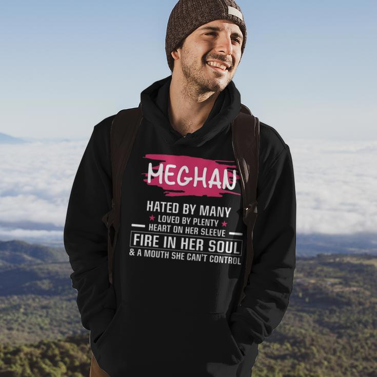 Meghan Name Gift Meghan Hated By Many Loved By Plenty Heart Her Sleeve V2 Hoodie Lifestyle