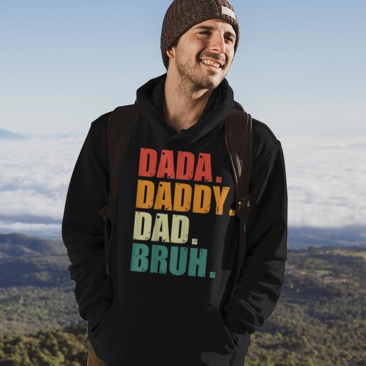 Men Dada Daddy Dad Bruh Funny Father Vintage Fathers Day Hoodie Lifestyle