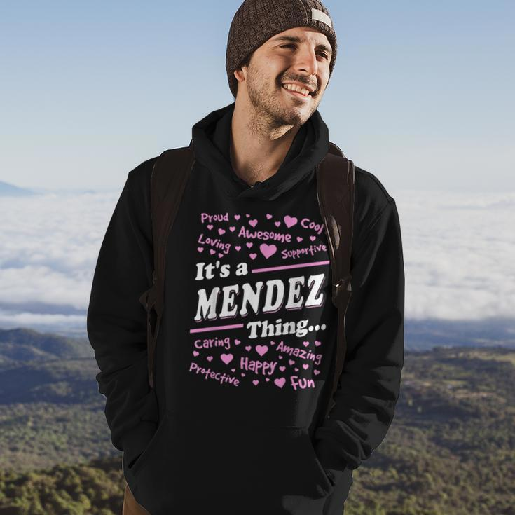 Mendez Surname Last Name Family Its A Mendez Thing Gift For Men Funny Last Name Designs Funny Gifts Hoodie Lifestyle