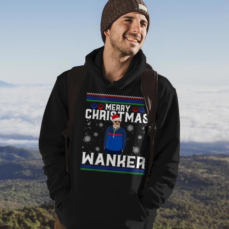 Merry Christmas Wanker Ugly Xmas Sweater Coach Soccer Hoodie Lifestyle