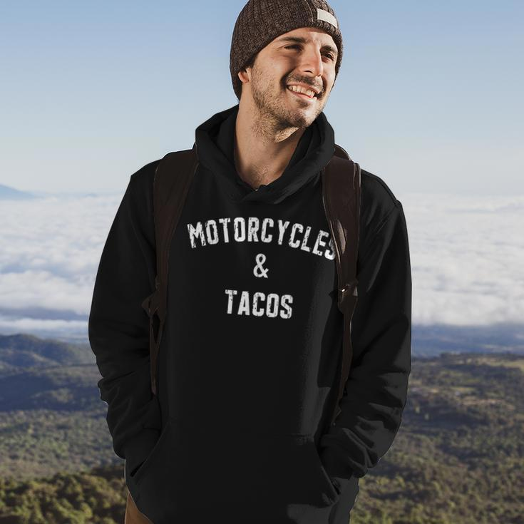 Motorcycles And Tacos For Biker And Taco Lover Hoodie Lifestyle