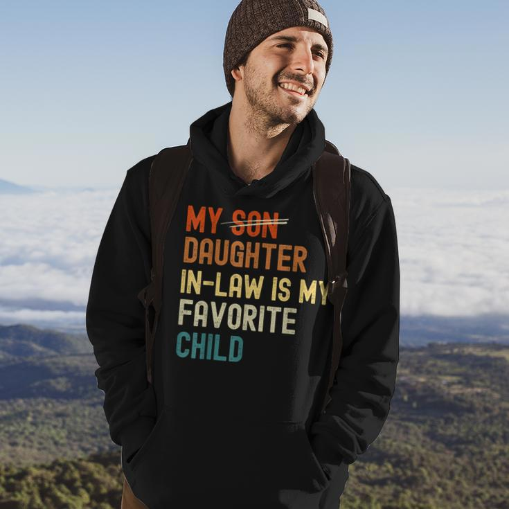 My Daughterinlaw Is My Favorite Child Funny Fathers Day Hoodie Lifestyle