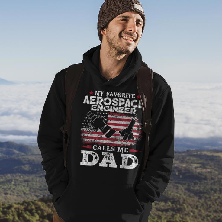 My Favorite Aerospace Engineer Calls Me Dad Usa Flag Father Gift For Mens Hoodie Lifestyle