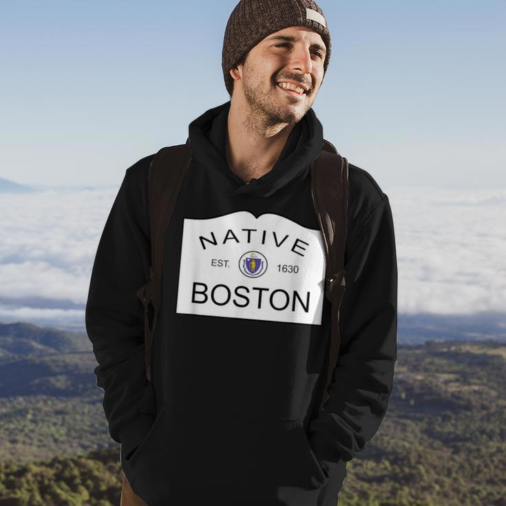 Native Boston Massachusetts Ma City Town New England Mass Hoodie Lifestyle