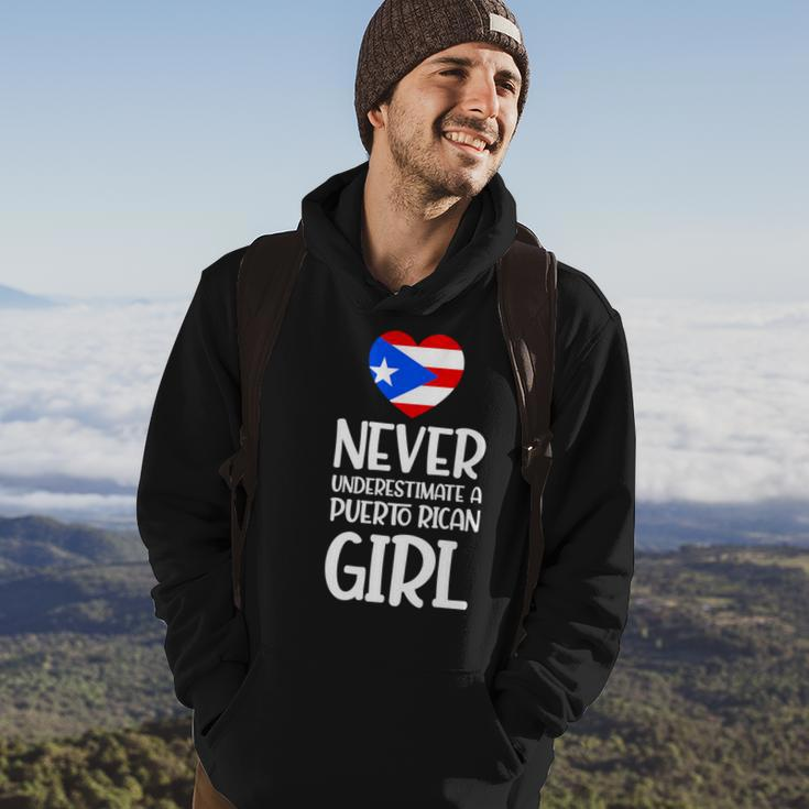Never Underestimate A Perto Rican Girl Puerto Rican Roots Hoodie Lifestyle