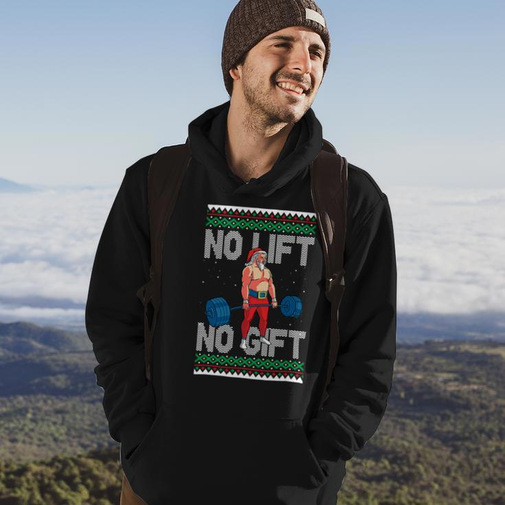 No Lift No Gift Fitness Trainer Hoodie Lifestyle
