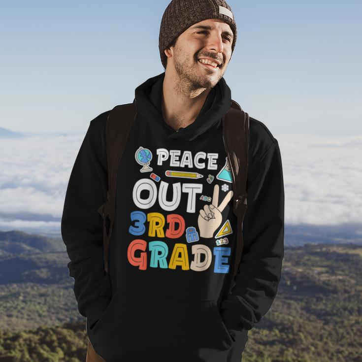 Peace Out 3Rd Grade Third Grade Graduation Gift Hoodie Lifestyle