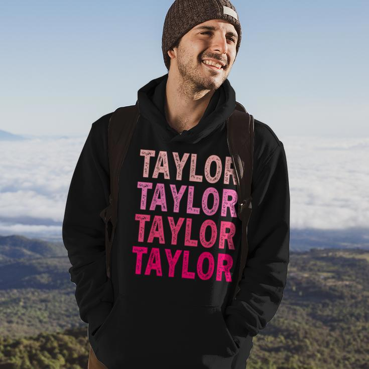 Personalized Name Taylor I Love Taylor Hoodie Lifestyle