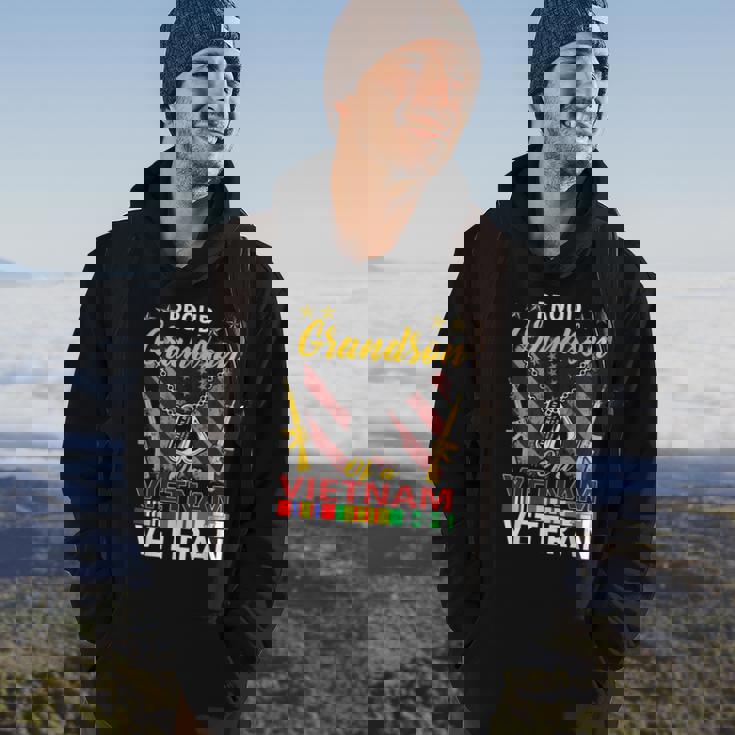 Proud Grandson Of A Vietnam Veteran| Proud Vietnam Veterans Hoodie Lifestyle