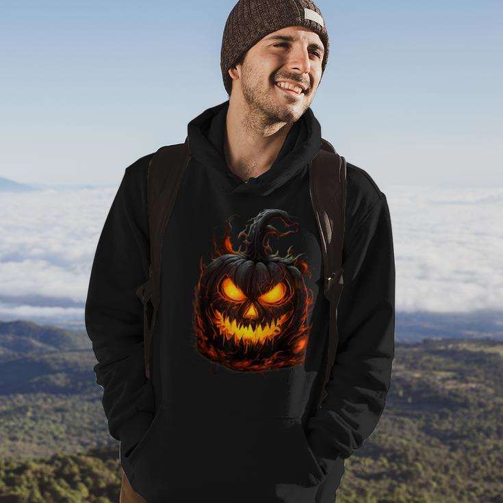 Pumpkin Scary Spooky Halloween Costume For Woman Adults Hoodie Lifestyle