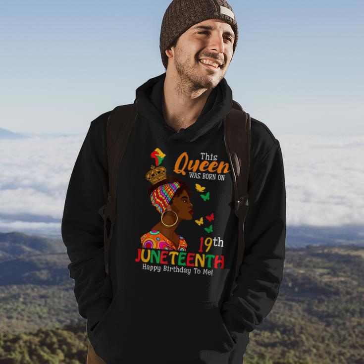 Queen Was Born On Junenth Birthday June 19Th Black Woman Hoodie Lifestyle