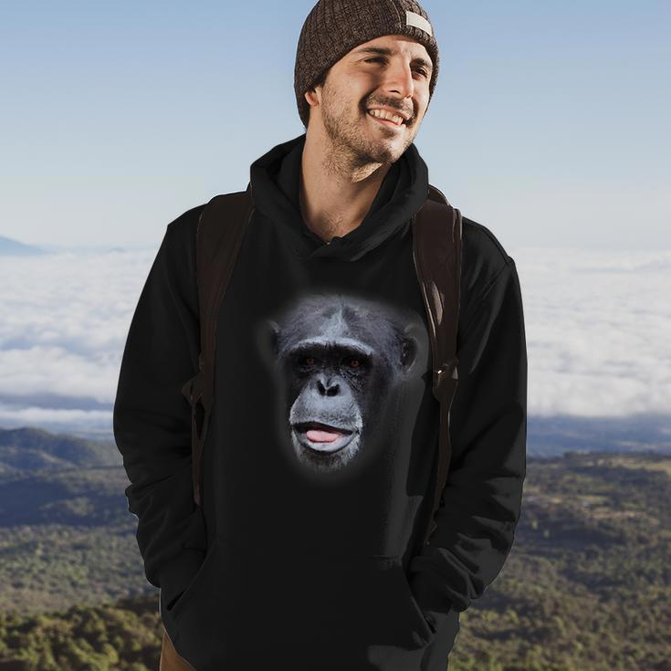 Realistic Monkey Face Costume Cool Easy Halloween Gift Hoodie Lifestyle
